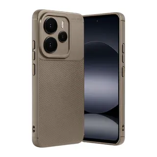 Note 14 5G Auto Focus Karbon Kapak - Kahverengi