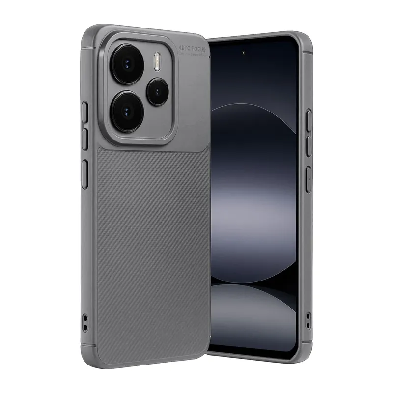 Note 14 5G Auto Focus Karbon Kapak - Gri