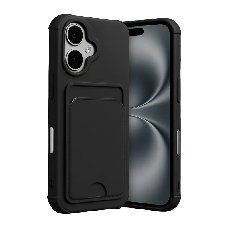 iPhone 17 Kelvin Kartvizitli Silikon - Siyah