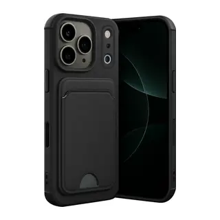 iPhone 17 Pro Kelvin Kartvizitli Silikon - Siyah