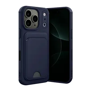 iPhone 17 Pro Kelvin Kartvizitli Silikon - Lacivert