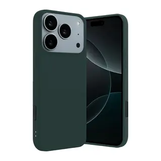 iPhone 17 Pro/18 Pro First Silikon - Koyu Yeşil