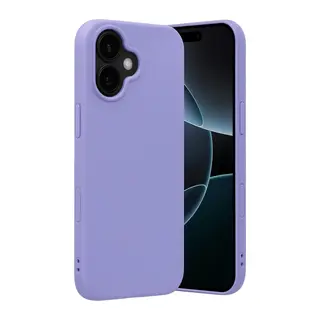 iPhone 17 Nano içi Kadife Silikon - Lila