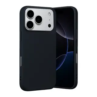 iPhone 17 Pro Max Nano içi Kadife Silikon - Siyah