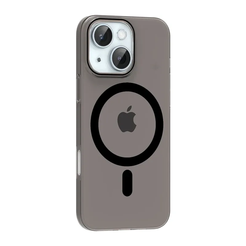 iPhone 14 PC Blank Magsafe Kapak - Siyah