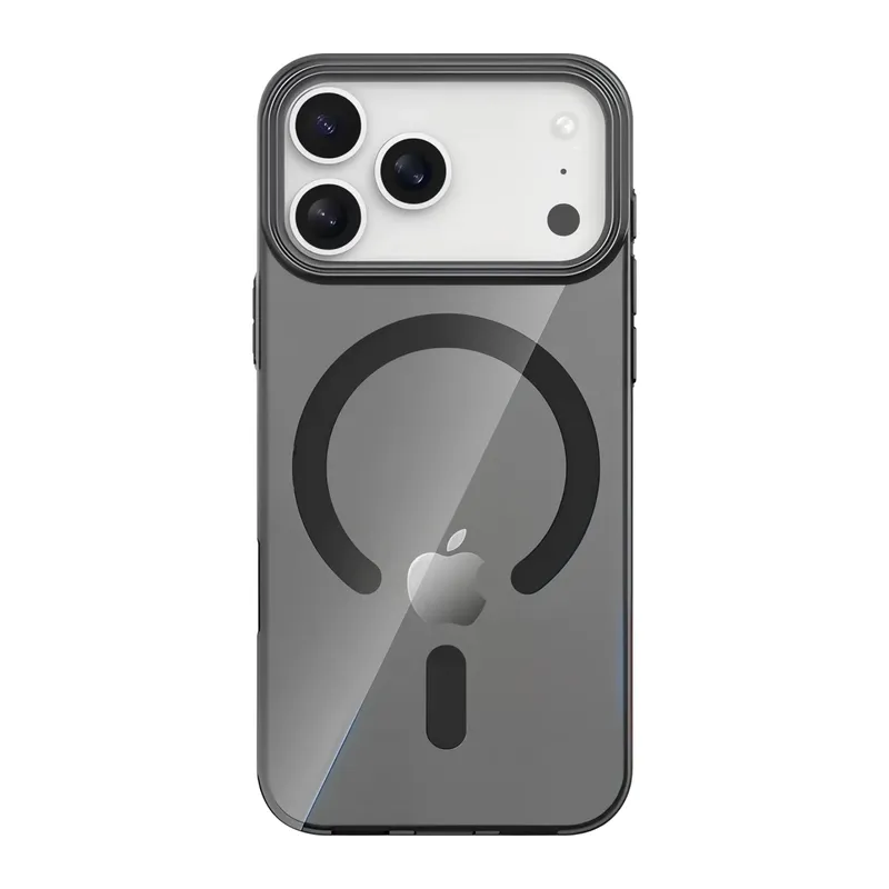 iPhone 17 Pro/18 Pro PC Blank Magsafe Kapak - Siyah