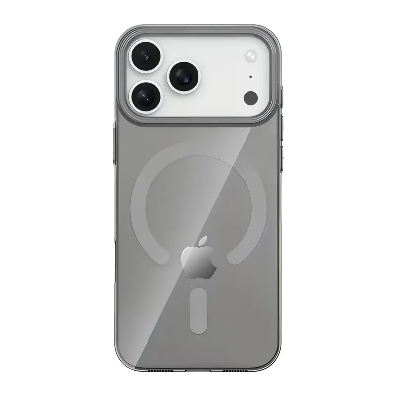 iPhone 17 Pro/18 Pro PC Blank Magsafe Kapak - Natural Grey