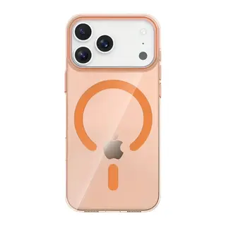 iPhone 17 Pro/18 Pro PC Blank Magsafe Kapak - Turuncu
