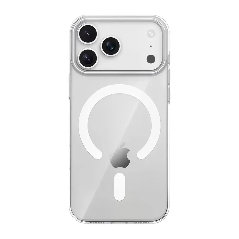 iPhone 17 Pro Max/18 Pro Max PC Blank Magsafe Kapak - Şeffaf