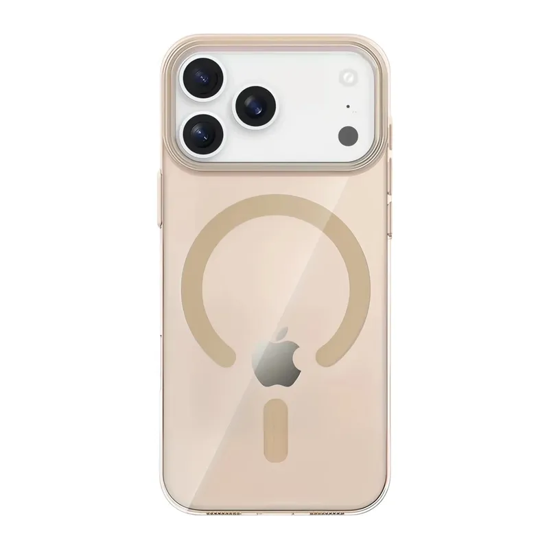 iPhone 17 Pro Max/18 Pro Max PC Blank Magsafe Kapak - Çöl Titanyum
