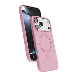 iPhone 17 Pro Max Regal Magsafe Standlı Kapak - Açık Pembe