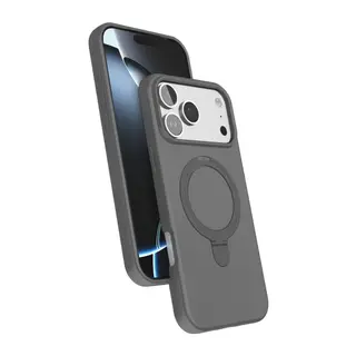 iPhone 17 Pro Max Regal Magsafe Standlı Kapak - Titan Gri