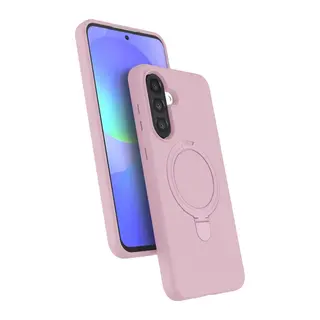 Samsung Galaxy A36 Regal Magsafe Standlı Kapak - Açık Pembe