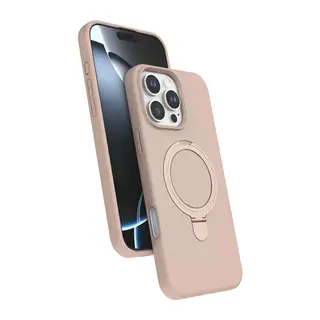 iPhone 16 Pro Max Regal Magsafe Standlı Kapak - Çöl Titanyum