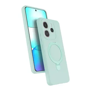 Redmi Note 14 4G Regal Magsafe Standlı Kapak - Su Yeşili