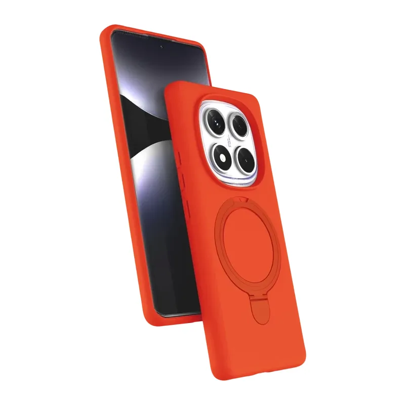 Redmi Note 14 Pro 5G Regal Magsafe Standlı Kapak - Turuncu