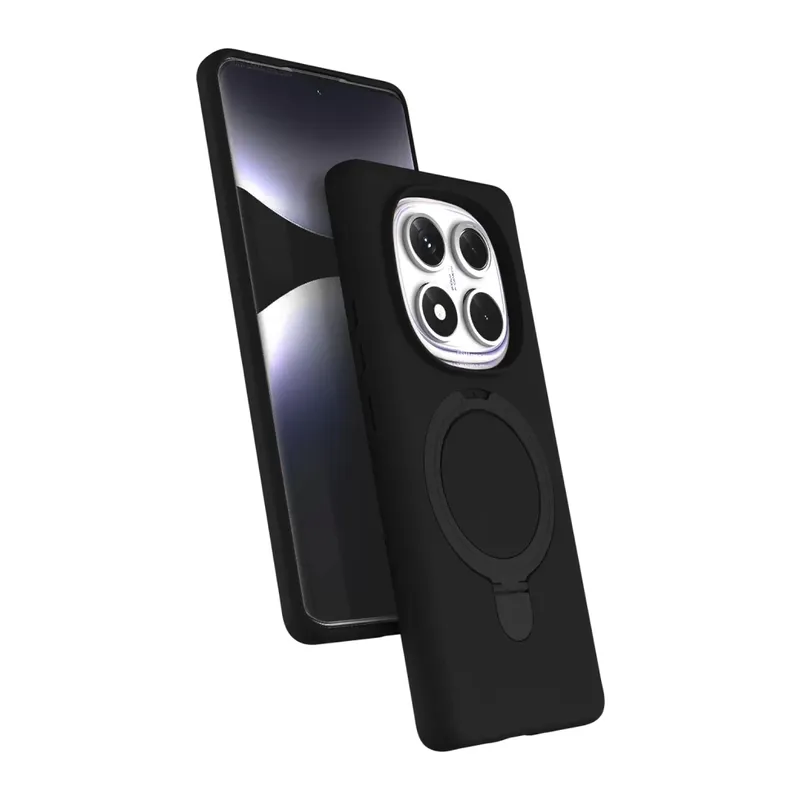 Redmi Note 14 Pro 4G Regal Magsafe Standlı Kapak - Siyah