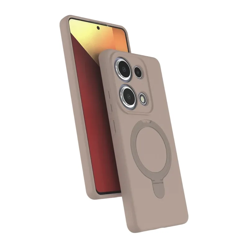 Redmi Note 13 Pro 4G Regal Magsafe Standlı Kapak - Çöl Titanyum
