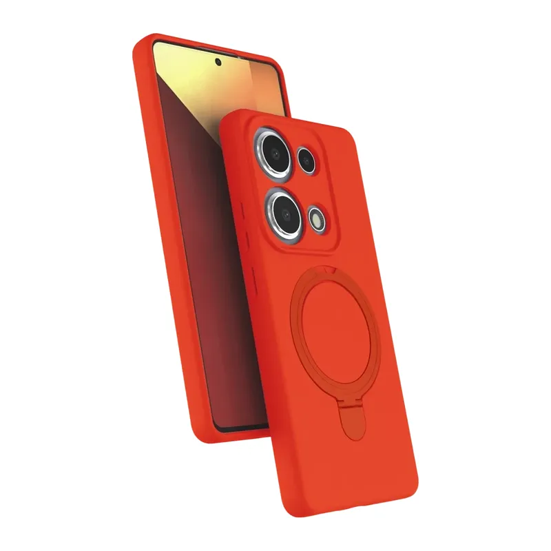 Redmi Note 13 Pro 4G Regal Magsafe Standlı Kapak - Turuncu