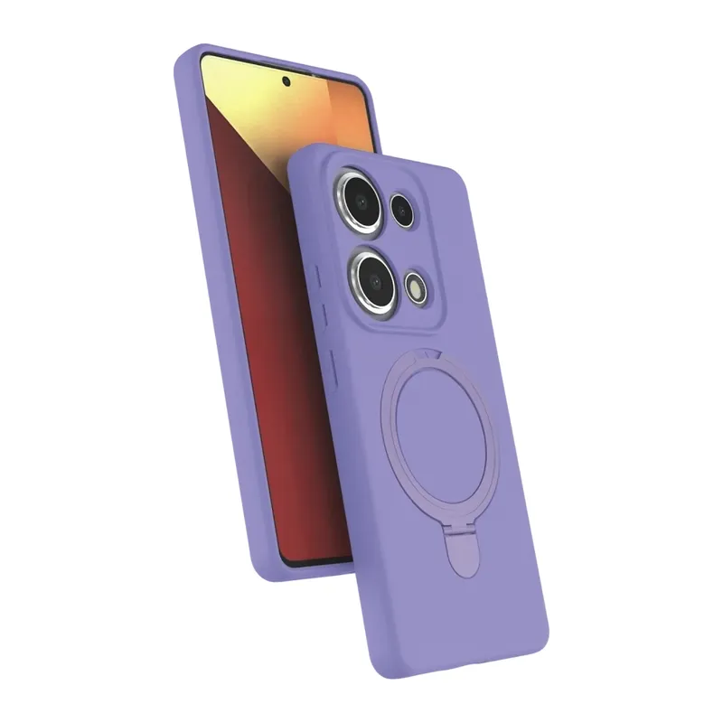 Redmi Note 13 Pro 4G Regal Magsafe Standlı Kapak - Lila