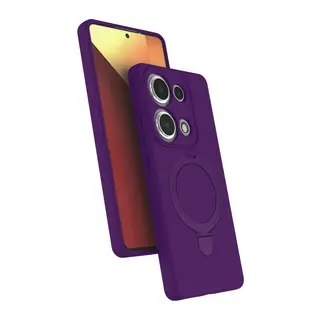 Redmi Note 13 Pro 4G Regal Magsafe Standlı Kapak - Derin Mor