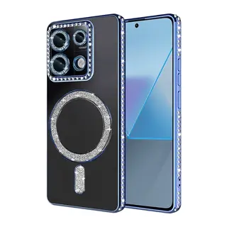 Redmi 13C Joke Simli Magneticsafe Kılıf - Mavi