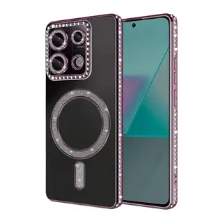 Redmi 13C Joke Simli Magneticsafe Kılıf - Pembe