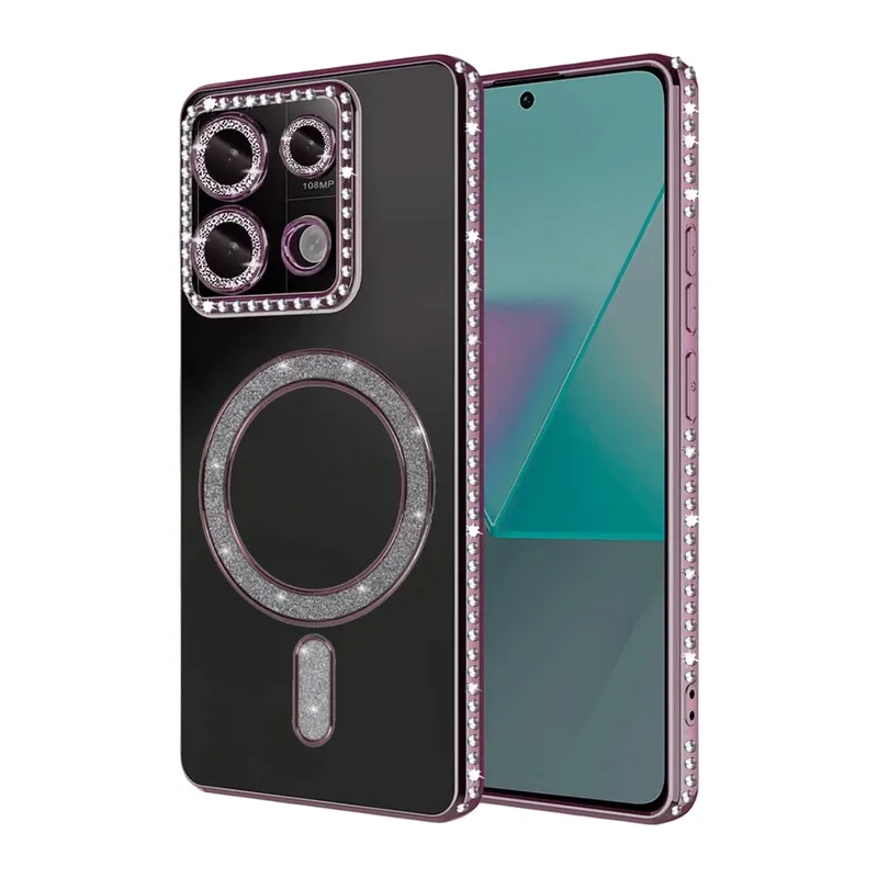 Redmi 13C Joke Simli Magneticsafe Kılıf - Pembe