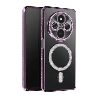 Redmi 14C Joke Simli Magneticsafe Kılıf - Derin Mor