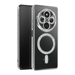 Redmi 14C Joke Simli Magneticsafe Kılıf - Gümüş