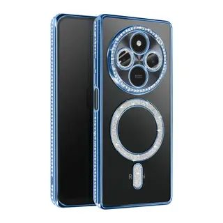 Redmi 14C Joke Simli Magneticsafe Kılıf - Mavi