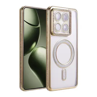 Mi 14T Pro Joke Simli Magneticsafe Kılıf - Gold