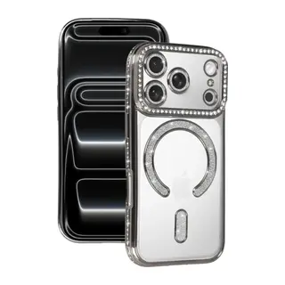 iPhone 18 Pro/17 Pro Joke Simli Magneticsafe Kılıf - Gümüş