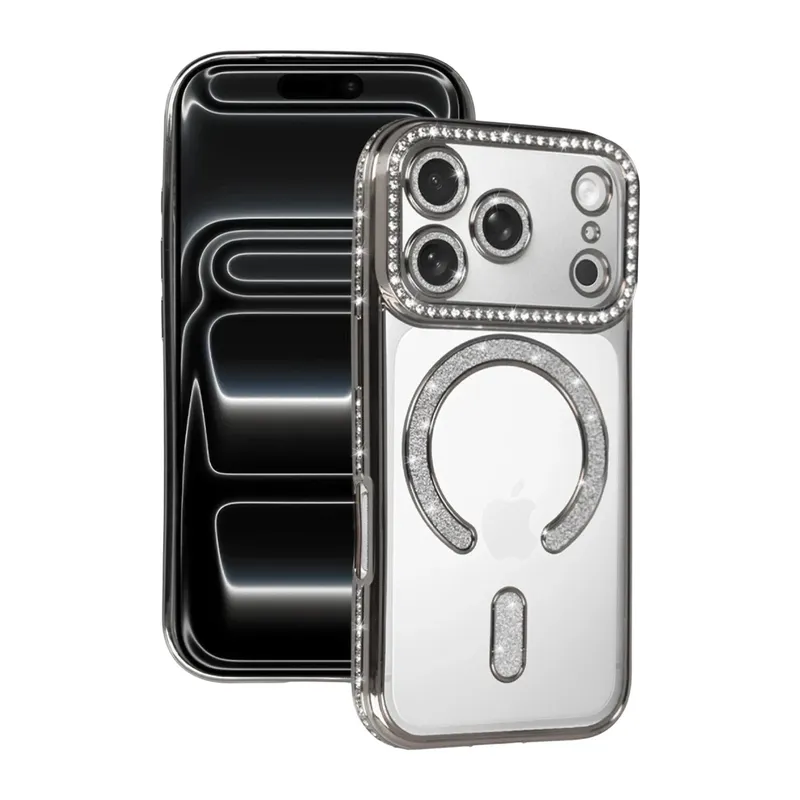 iPhone 18 Pro/17 Pro Joke Simli Magneticsafe Kılıf - Gümüş