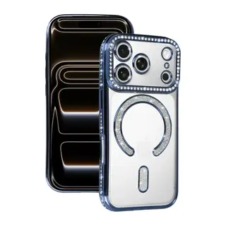 iPhone 18 Pro/17 Pro Joke Simli Magneticsafe Kılıf - Mavi