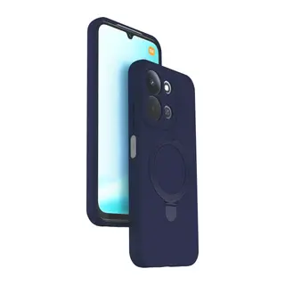Redmi 15C 4G Regal Magsafe Standlı Kapak - Lacivert