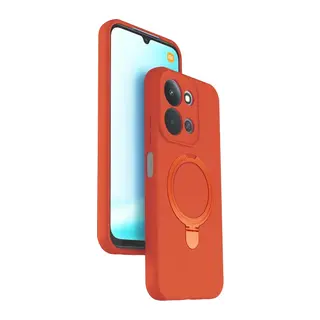 Redmi 15C 4G Regal Magsafe Standlı Kapak - Turuncu