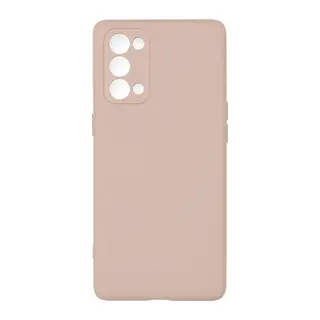 Reno 5 Pro Kılıf Nano içi Kadife Silikon - Pudra