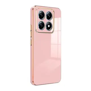 Mi 14T Pro Volet Silikon - Pembe
