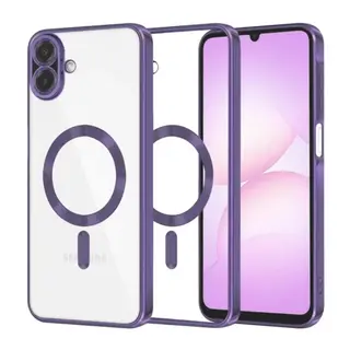 Samsung Galaxy A07 4G Kross Magneticsafe Kapak - Mor