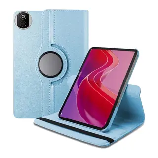 Huawei Honor Pad X7 360 Tablet Deri Kılıf - Mavi