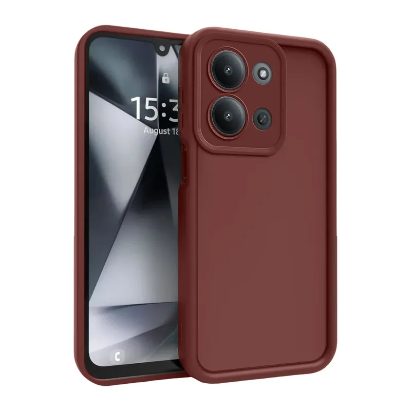 Redmi 15C 4G Viera Silikon - Bordo