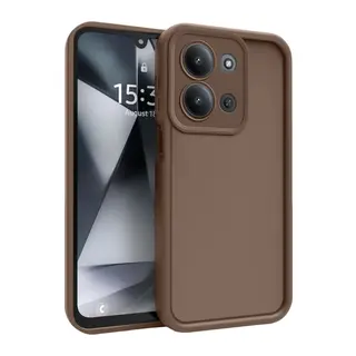 Redmi 15C 4G Viera Silikon - Kahverengi