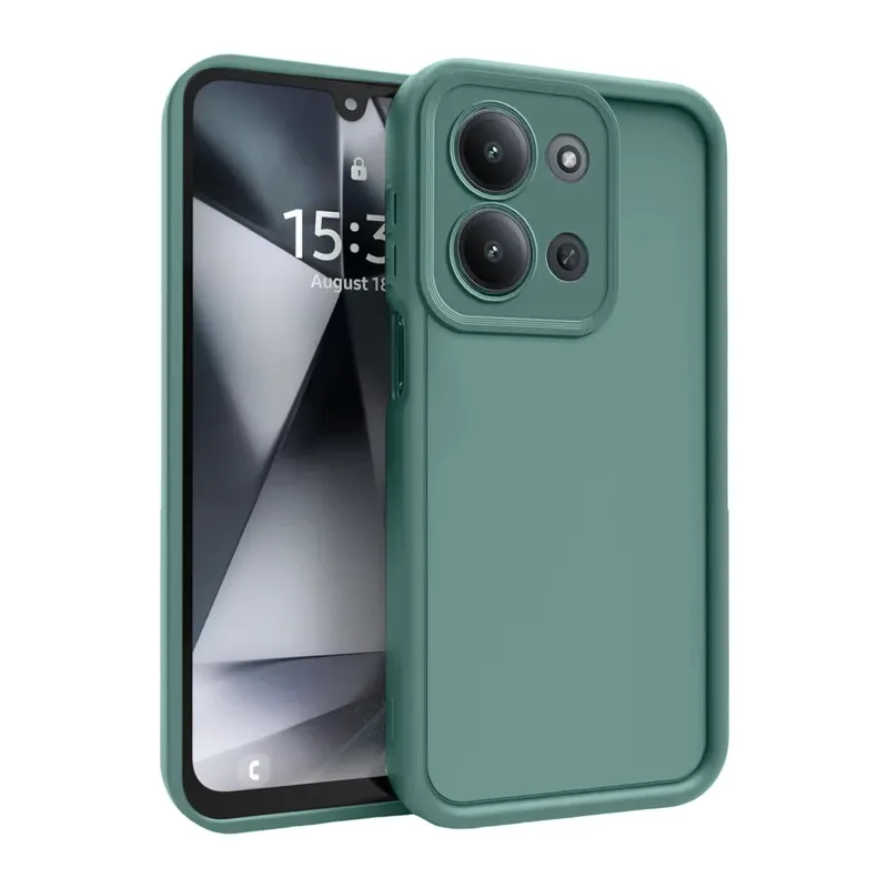 Redmi 15C 4G Viera Silikon - Koyu Yeşil