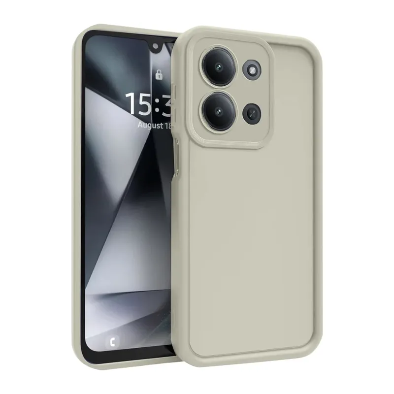 Redmi 15C 4G Viera Silikon - Krem