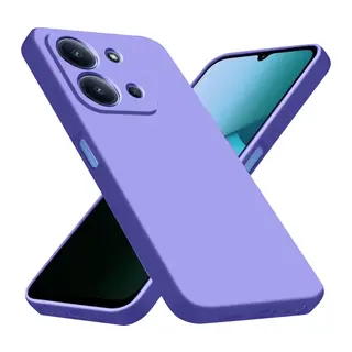 Redmi 15C 4G Nano içi Kadife Silikon - Lila