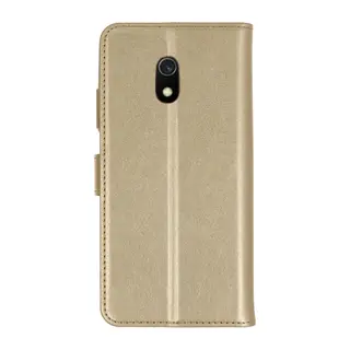 Redmi 8A 4G Trend S Plus Kapaklı Kılıf - Gold