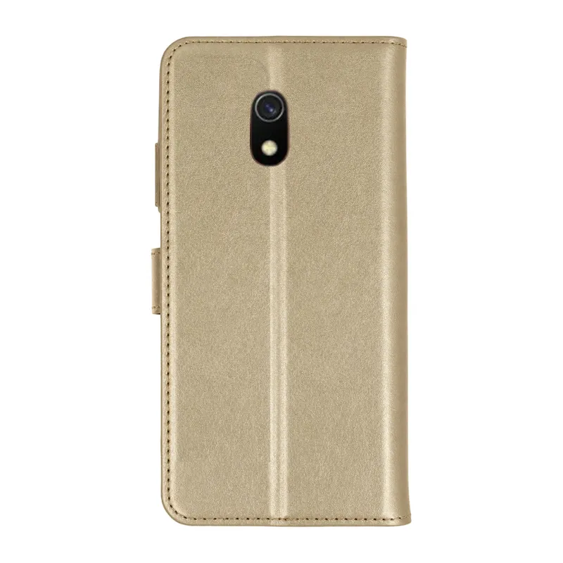 Redmi 8A 4G Trend S Plus Kapaklı Kılıf - Gold