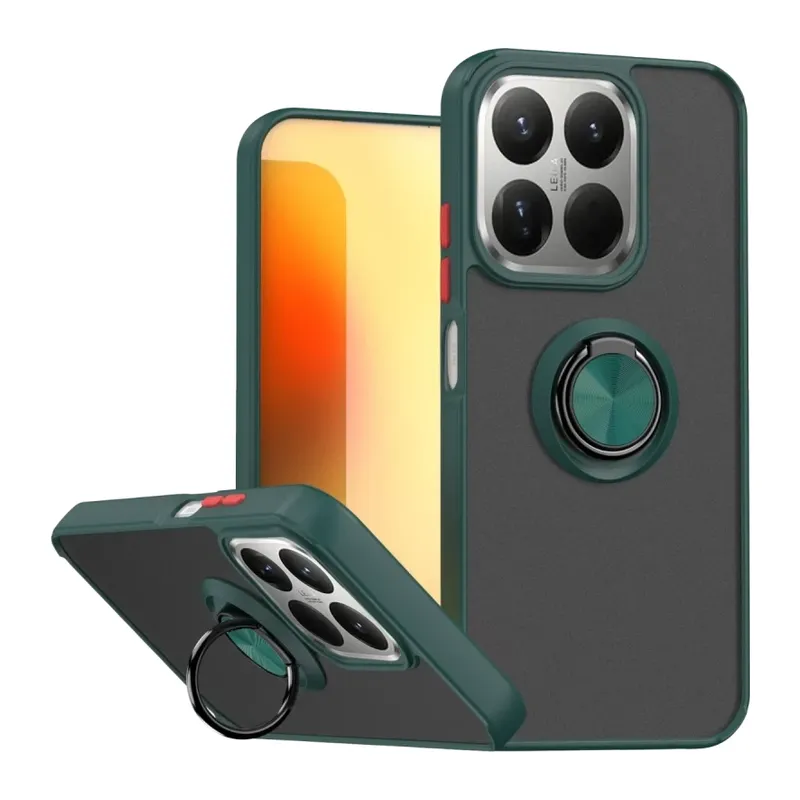 Mi 15T Montreal Yüzüklü Silikon Kapak - Yeşil