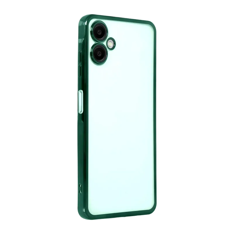 Samsung Galaxy A07 4G Lensli Silikon - Yeşil